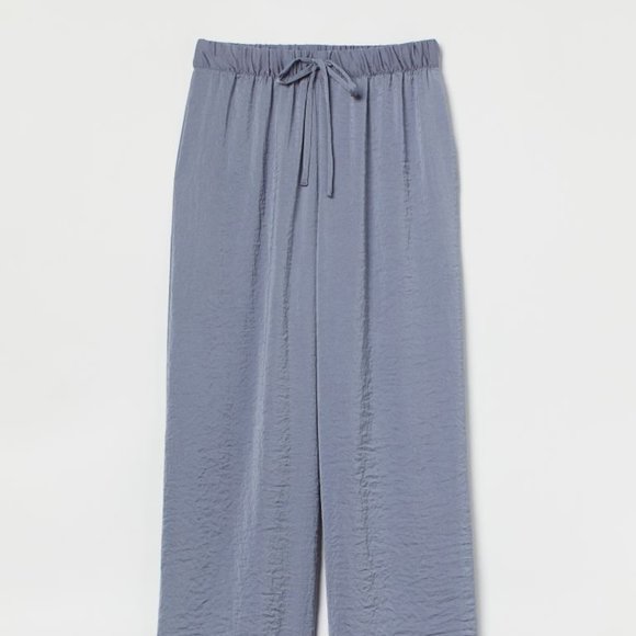 H&M Intimates & Sleepwear New Hm Satin Wide Leg Pajama Pants Poshmark